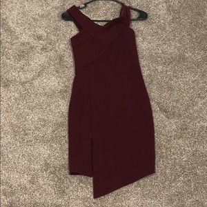 LF maroon dress